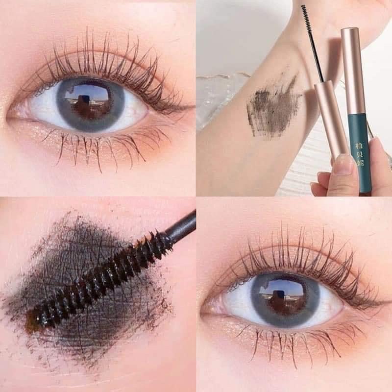 Masscara GLAMCOLOUR Chuốt Mi Làm Dày Và Dài Mi Một Cách Tự Nhiên Chống Nước Chống Lem