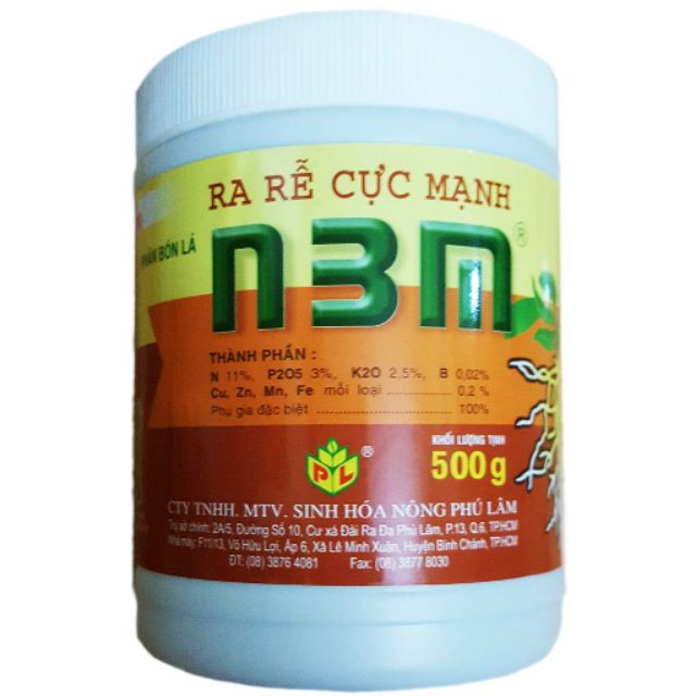 Phân bón lá cao cấp siêu ra rễ cho cây trồng N3M lọ 500g