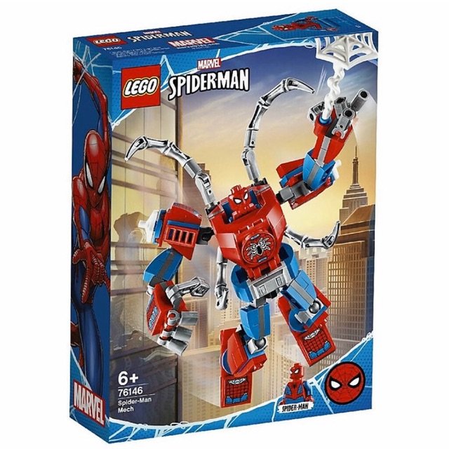 Bộ lắp ráp Chiến Giáp Người Nhện - LEGO Marvel 76146 Spider-Man Mech (152 Chi Tiết)