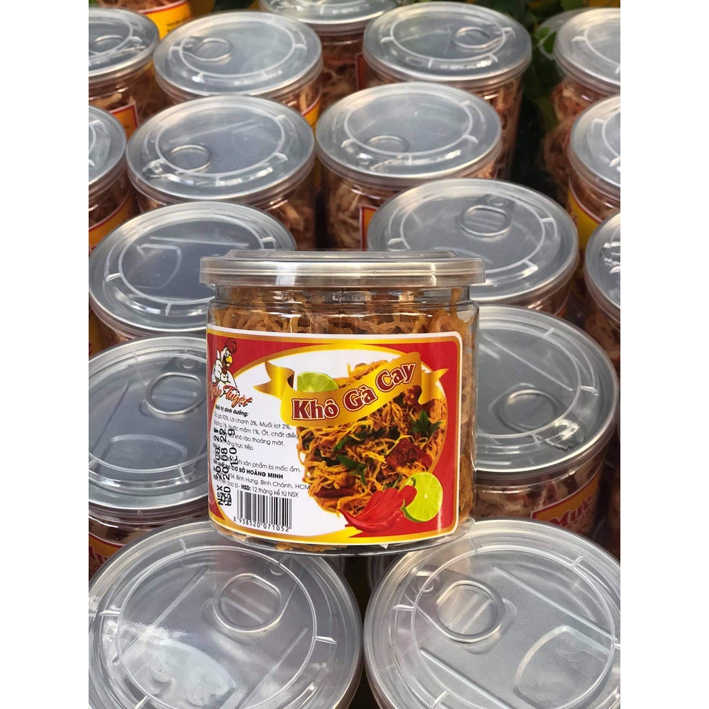 ( Hộp 130g+ gói 50g) Khô gà lá chanh 💥ẢNH SHOP CHỤP💥 hàng loại 1  thơm ngon chất lượng | BigBuy360 - bigbuy360.vn
