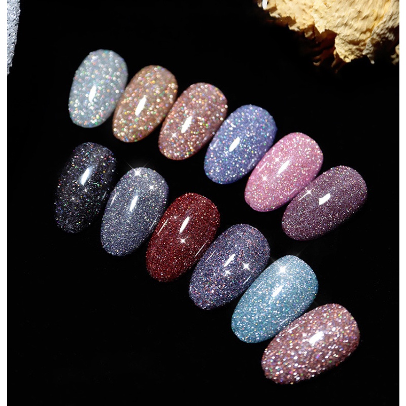 Annies Sơn Nhũ Flash Gel Sơn Móng Tay Sơn Mắt Mèo Sơn Nhũ Flash Gel Sơn Móng Tay Lọ Gel Sơn Móng Tay Keo Dán Móng Annies 10ml 12 Màu Tùy Chọn