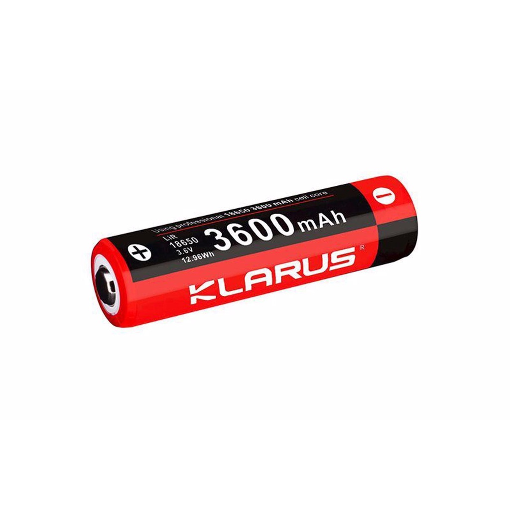 PIN SẠC KLARUS 18650 CAO CẤP DUNG LƯỢNG 3600MAH