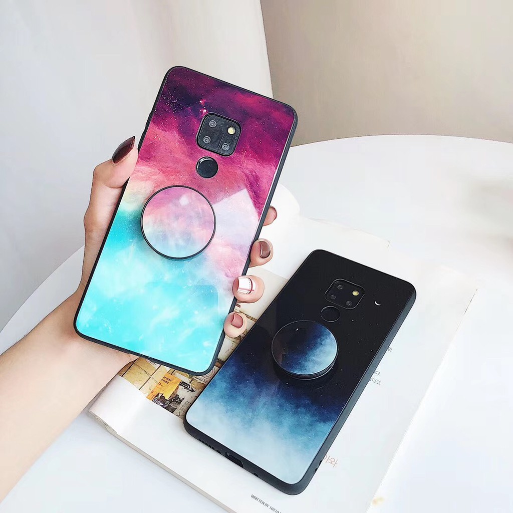 Ốp Lưng Mặt Kính Họa Tiết Bầu Trời Đầy Sao Cho Samsung Galaxy S 10 Note 9 Note 8 S 9 S 8 Plus S 10 E | BigBuy360 - bigbuy360.vn