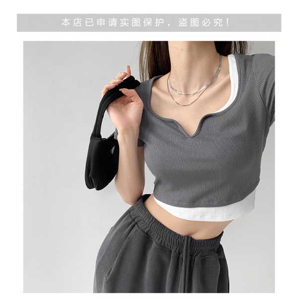 Áo kiểu DIDIKA tay ngắn thời trang mùa hè đơn giản dành cho nữ
