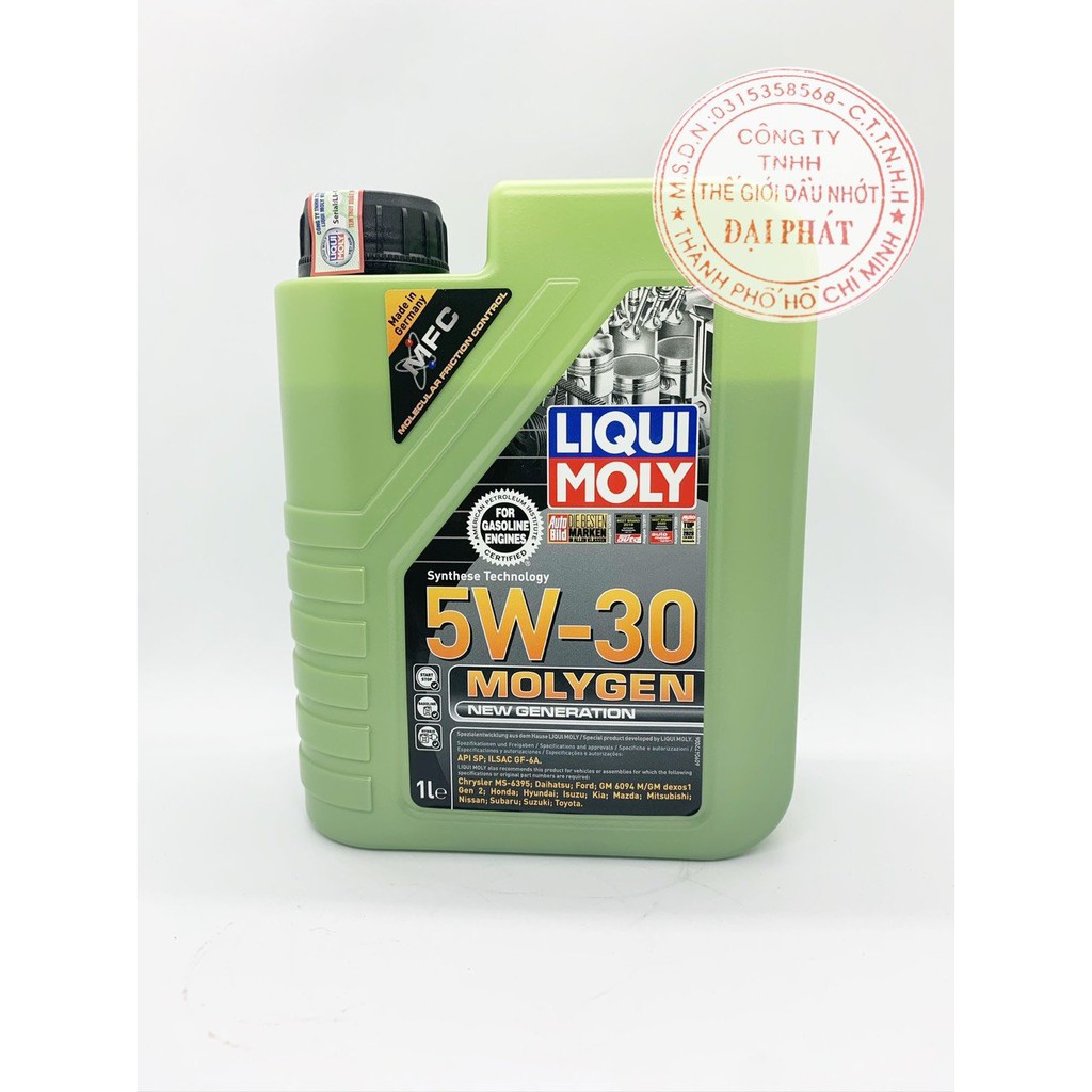 Dầu nhớt Liqui Molygen 5w30 dành cho xe tay ga và oto cao cấp