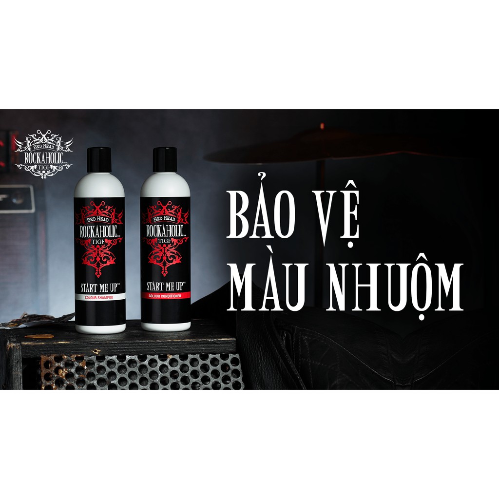 Lẻ Dầu gội giữ màu Start Me Up HOẶC Lẻ gội tặng phồng Volume Tigi Bed Head Rockaholic 355ml