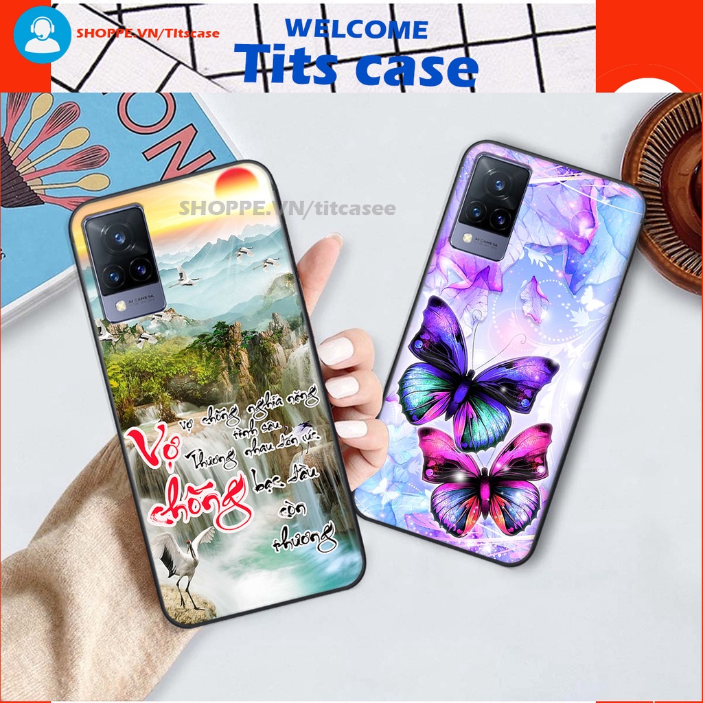 Ốp lưng Vivo V21 5G in hình thiên nga,hoa may mắn, đặc sắc ĐỘC - LẠ - BỀN