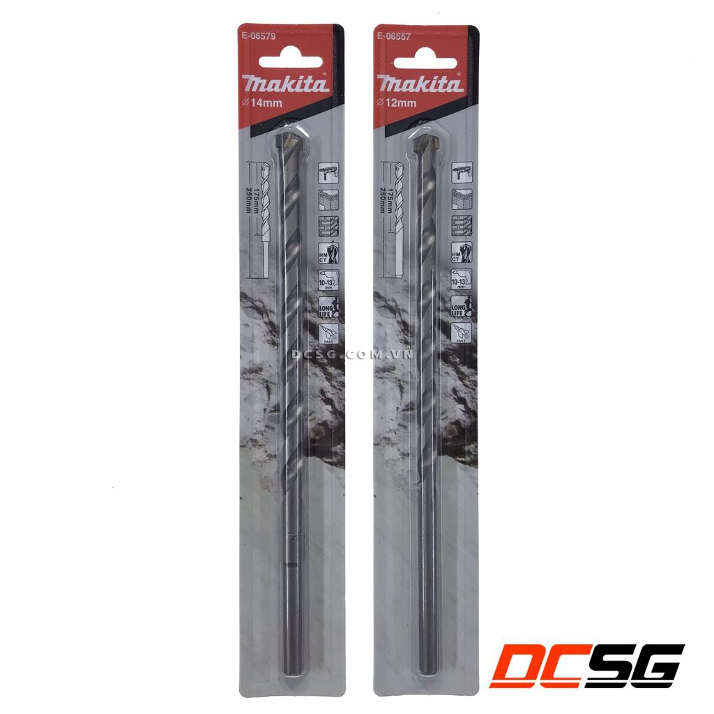 Mũi khoan tường chuôi trụ 12-14X250MM Makita