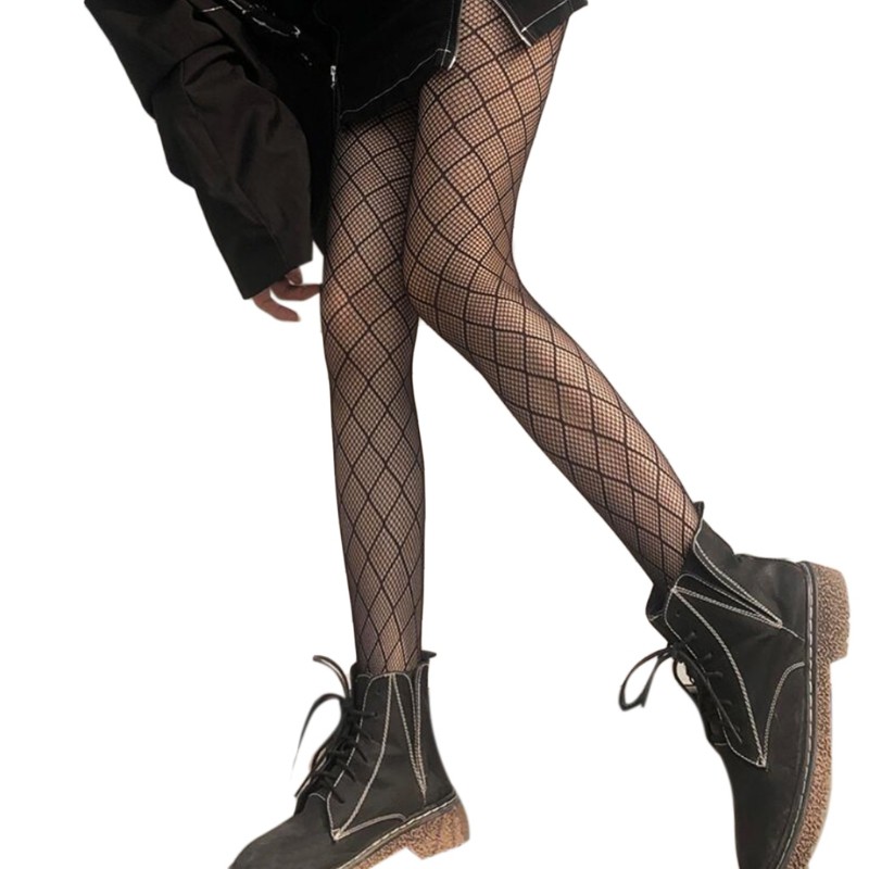 Quần tất lưới họa tiết ngôi sao thời trang nữ gợi cảm