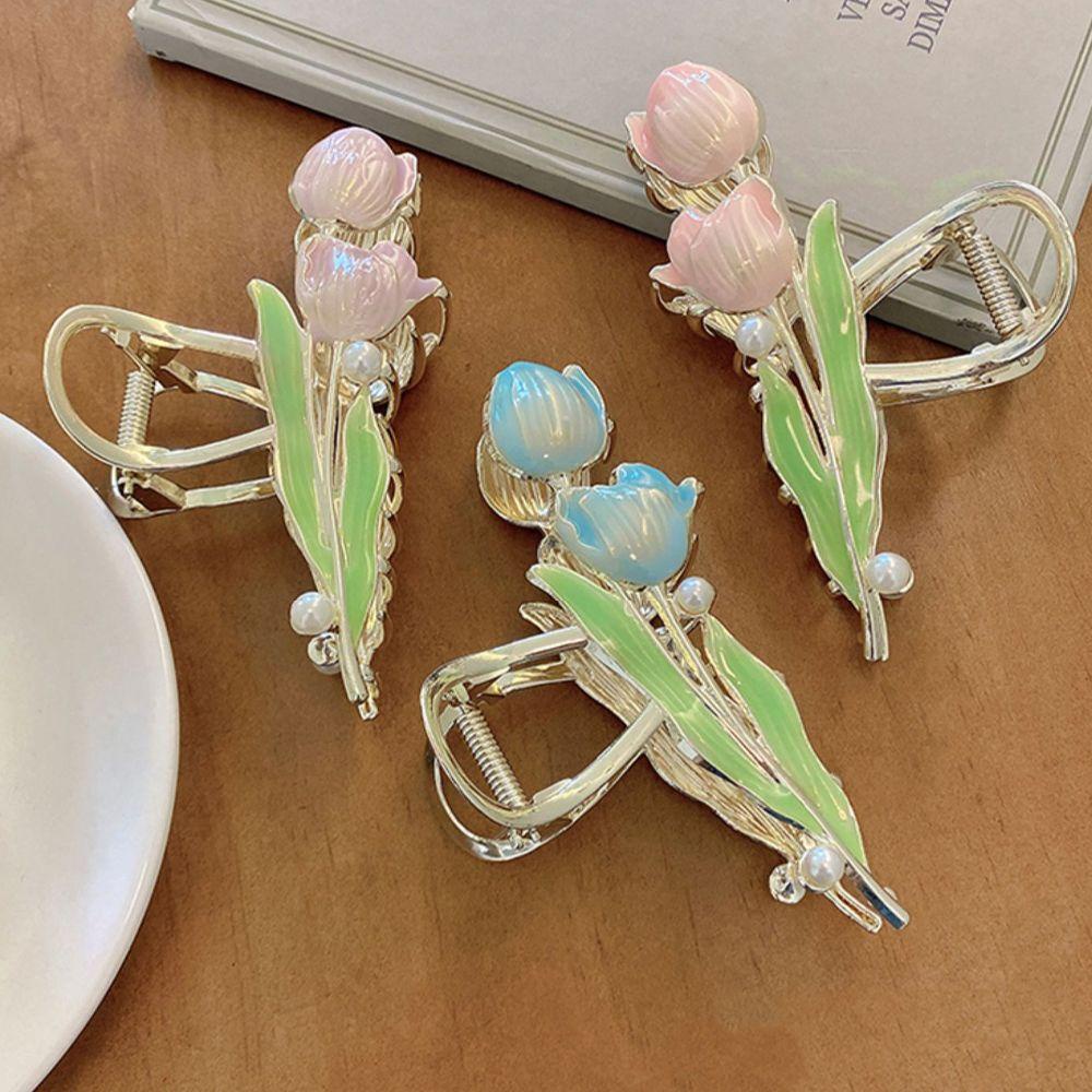 MOCHO Kẹp TóC HìNh Hoa Tulip Dễ Thương Cho Nữ