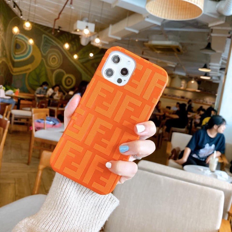 Ốp Fendi cam vân sần nổi