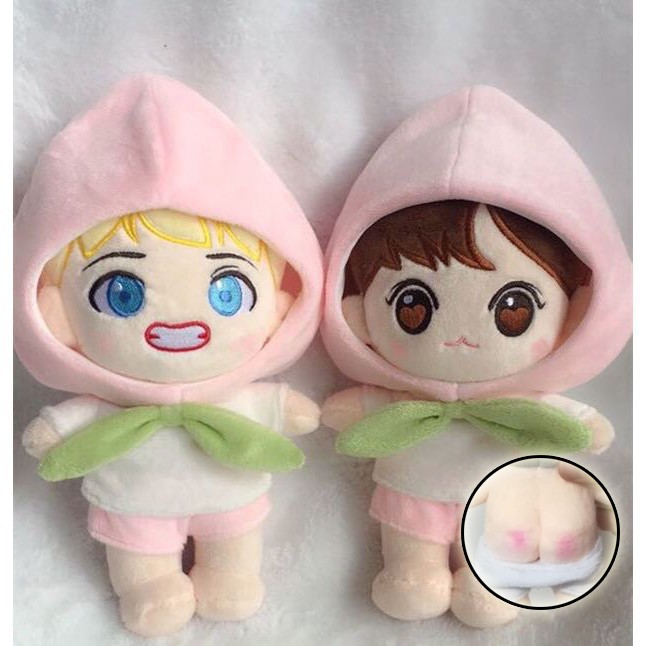 (Mông đào - 20cm - Có sẵn only) Doll V doll bts búp bê đào  phụ kiện dành cho doll nhóm nhạc idol, anime chibi