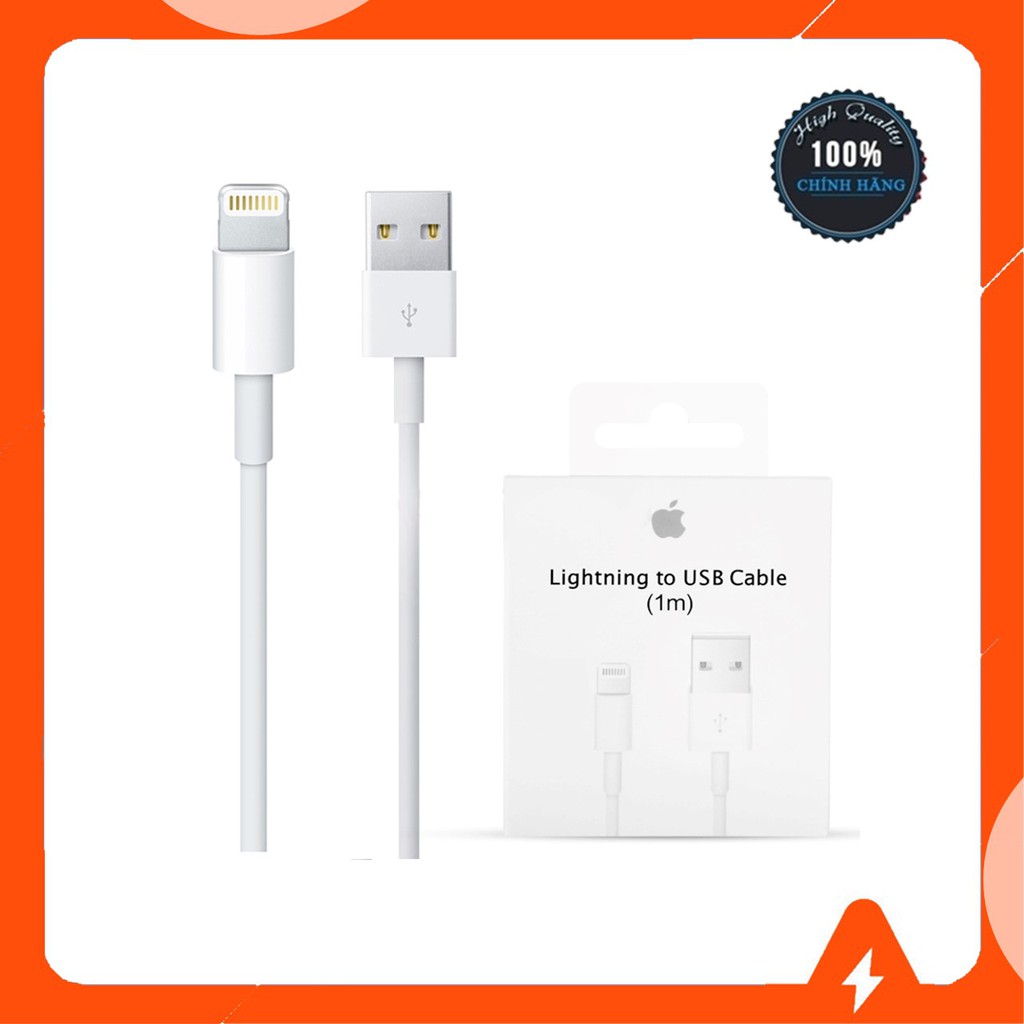 Cáp Sạc iphone lightning 2 mét Chính Hãng Fullbox