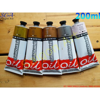 Sơn dầu Anh DALER ROWNEY dòng GRADUATE tuýp 200ml (Nhóm 2)