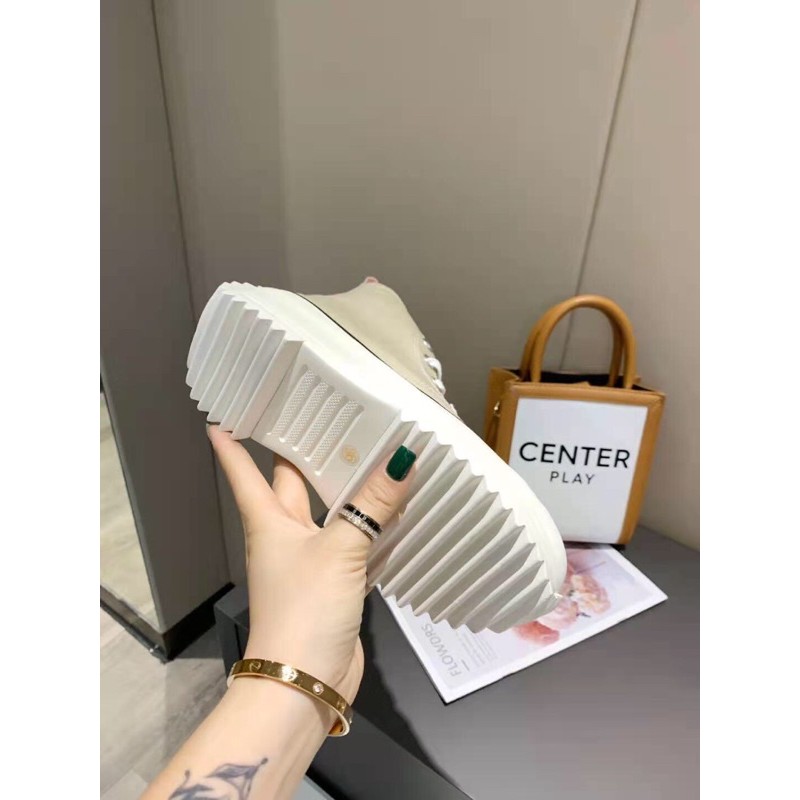 Giày thể thao Sneaker CONVERSE mẫu mới da thật cao cấp, đế cao 5cm, phối đồ cực chất.