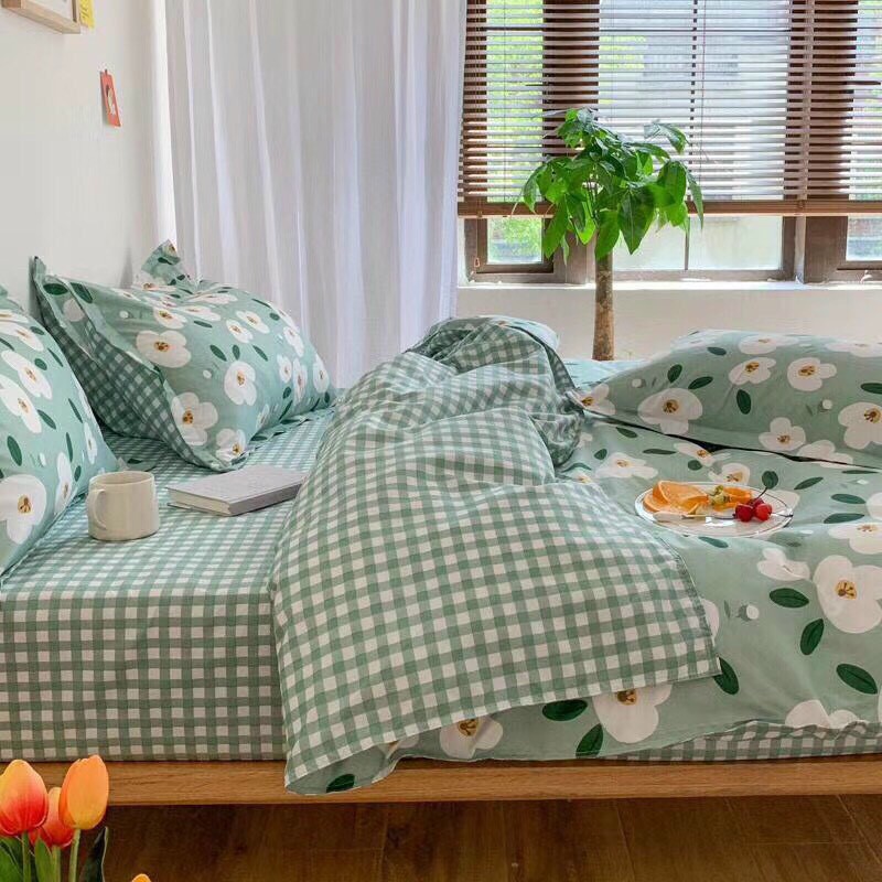 [VẢI SIÊU ĐẸP] BỘ CHĂN GA GỐI POLY COTTON