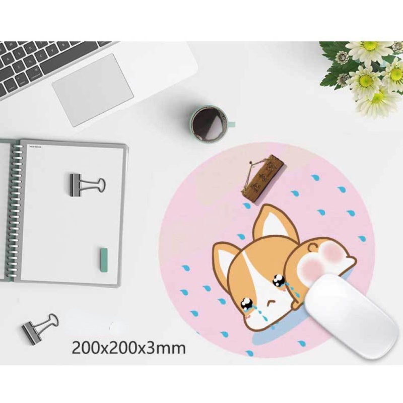 Tấm Lót Chuột Máy Tính Chống Trượt Họa Tiết Hoạt Hình Dễ Thương