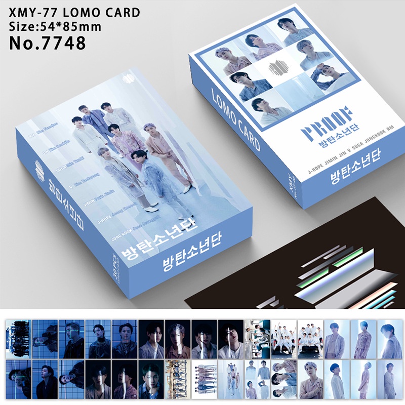 BTS Proof & 2022FESTA 9th Blackpink SPY X FAMILY,Genshin Photocard Double-sided Color Printing Lomo Card