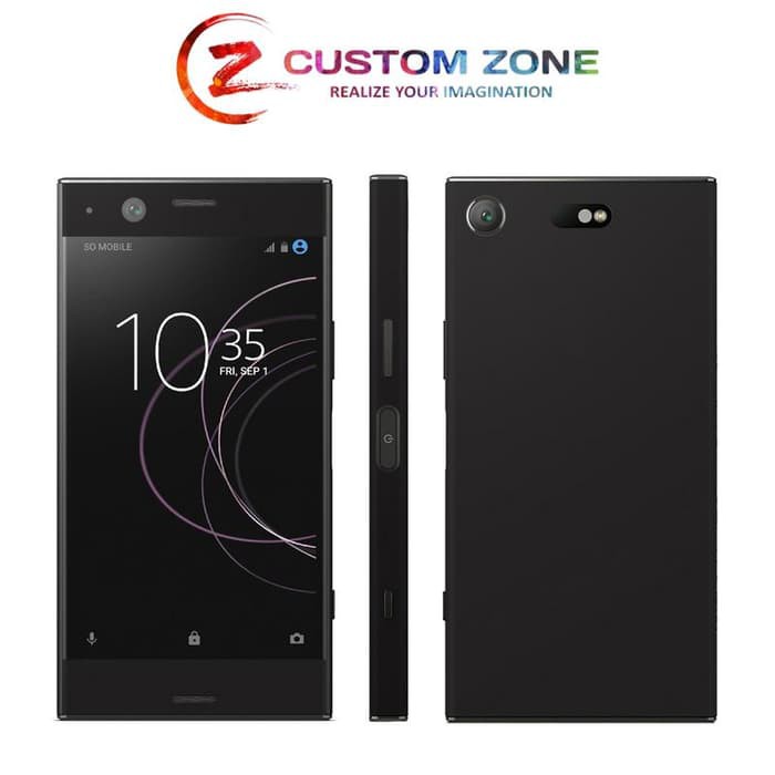 Ốp Điện Thoại Màu Đen Nhám 3m Cho Sony Xz1 Compact Mờ / Matte