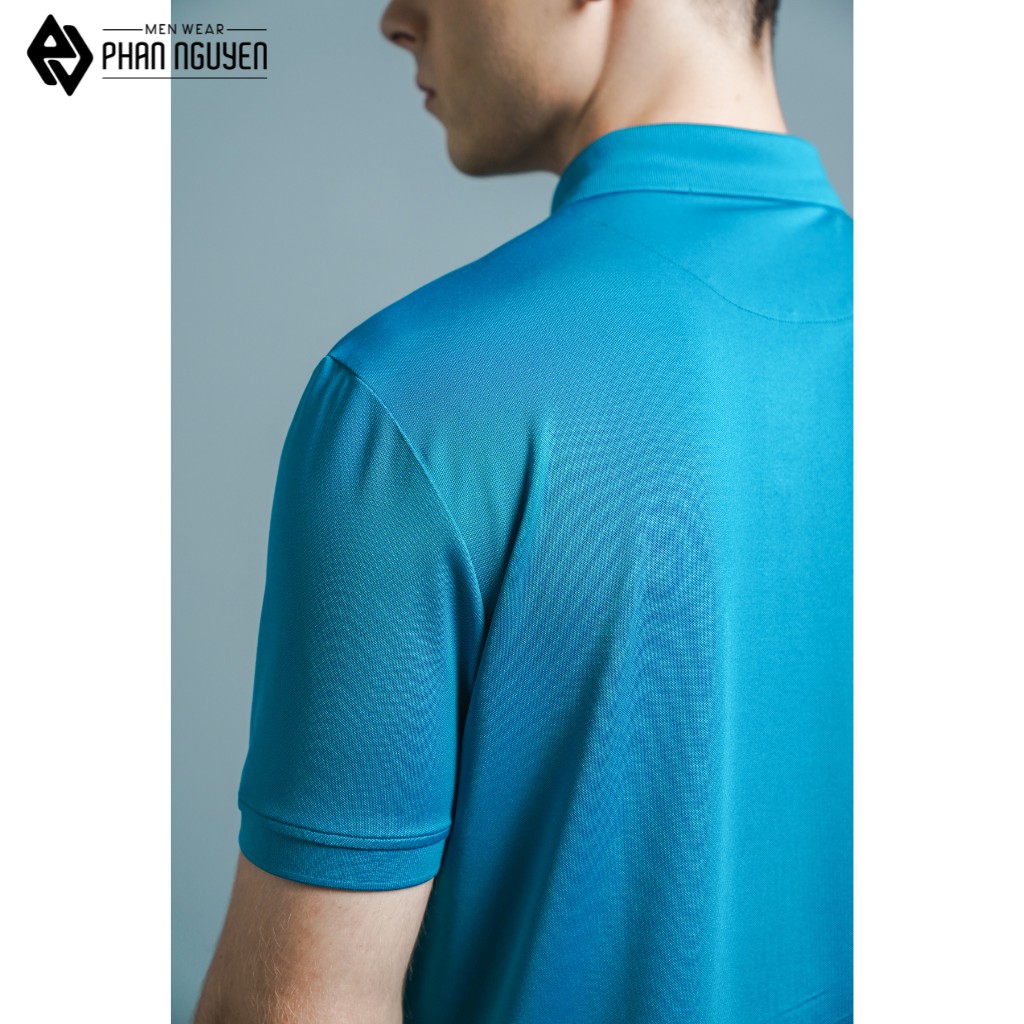 Áo phông nam trơn có cổ PHAN NGUYỄN dáng slim fit vải cotton sợi bông mềm mại thoáng mát, thấm hút mồ hôi  APC.157