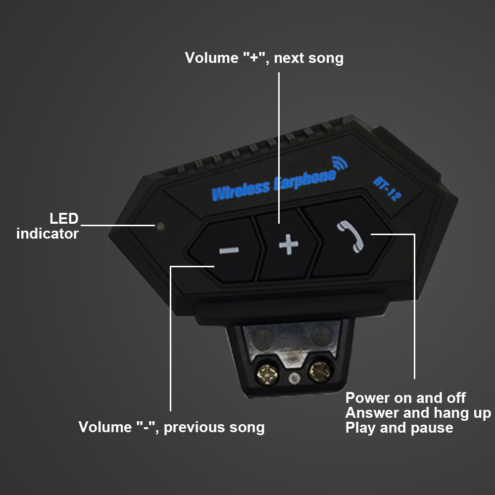 Tai Nghe Chụp Tai Tích Hợp Radio FM Giảm Tiếng Ồn Tiện Dụng Cho Mũ Bảo Hiểm