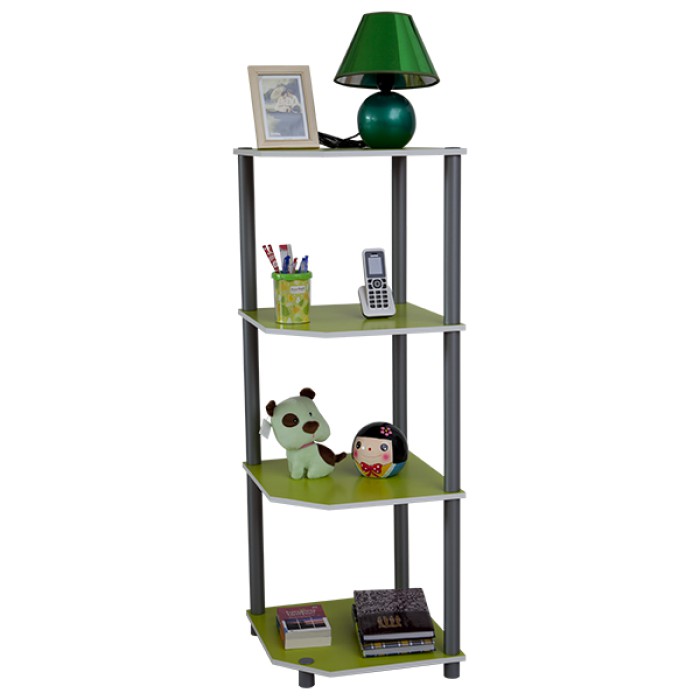 Kệ góc trang trí màu đen Modulo Home Flexi 9249