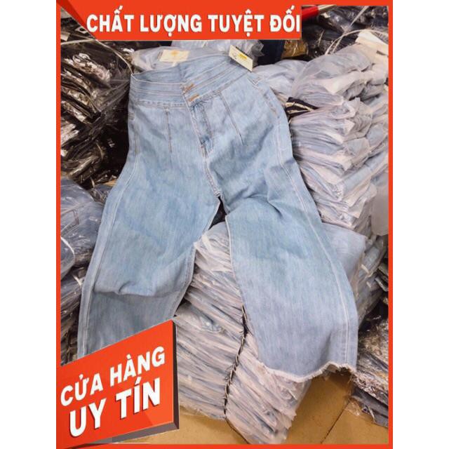 [Mã WASTMAY giảm 15% tối đa 30K đơn 150K] Quần jeans xuông ống rộng dài mẫu mới nhất- hình thật chính chủ tự chụp | WebRaoVat - webraovat.net.vn