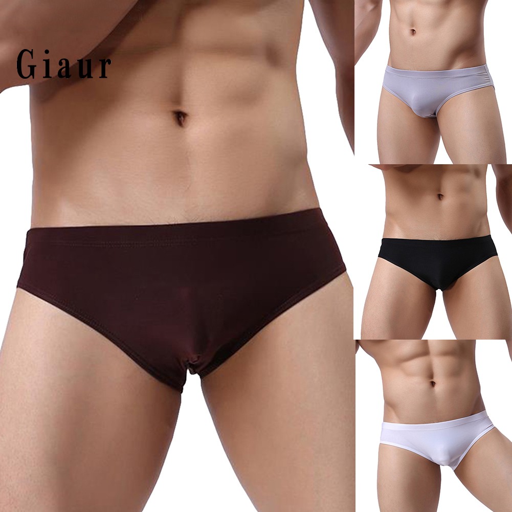 Quần Lót Lụa Co Giãn Màu Sắc Thời Trang Cho Nam