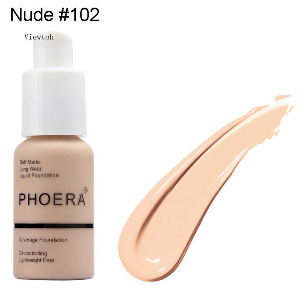 [Hàng mới về] Kem nền PHOERA kiềm dầu che khuyết điểm lâu trôi | BigBuy360 - bigbuy360.vn