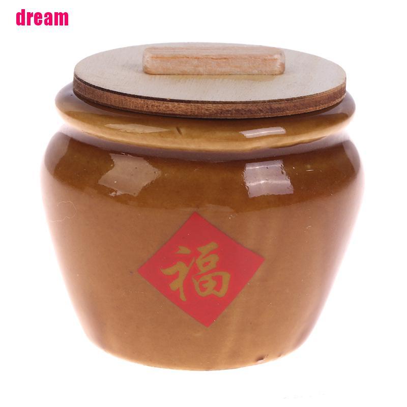 Mô Hình Thùng Gạo Mini Trang Trí Nhà Búp Bê