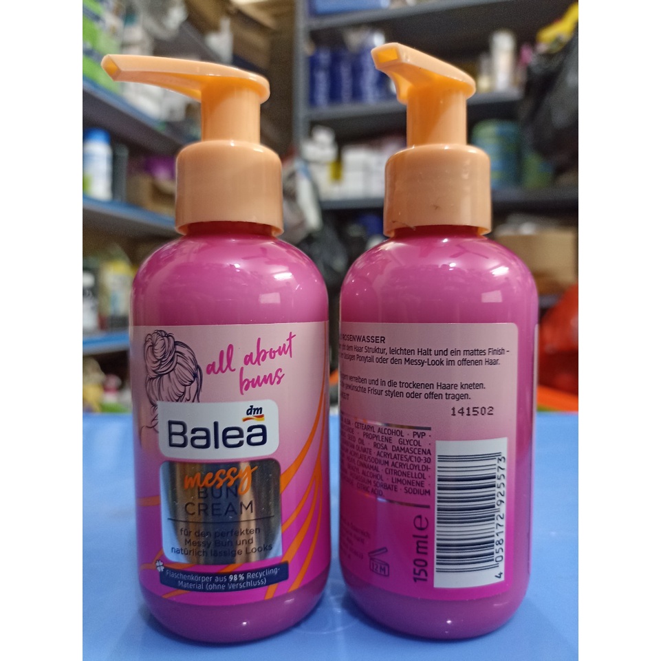 Kem làm làm phồng tóc Balea Messy Bun Cream 150ml của Đức