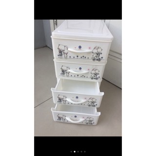 (Thanh lý kho giá sỉ) Tủ nhựa mini hoa 4t việt nhật