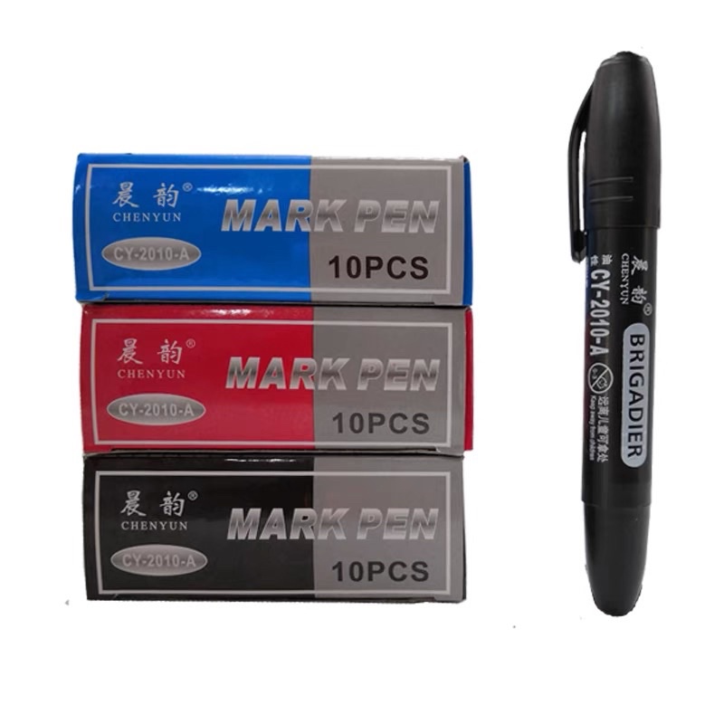 Bút lông dầu màu đen viết hàng không trôi không xoá được