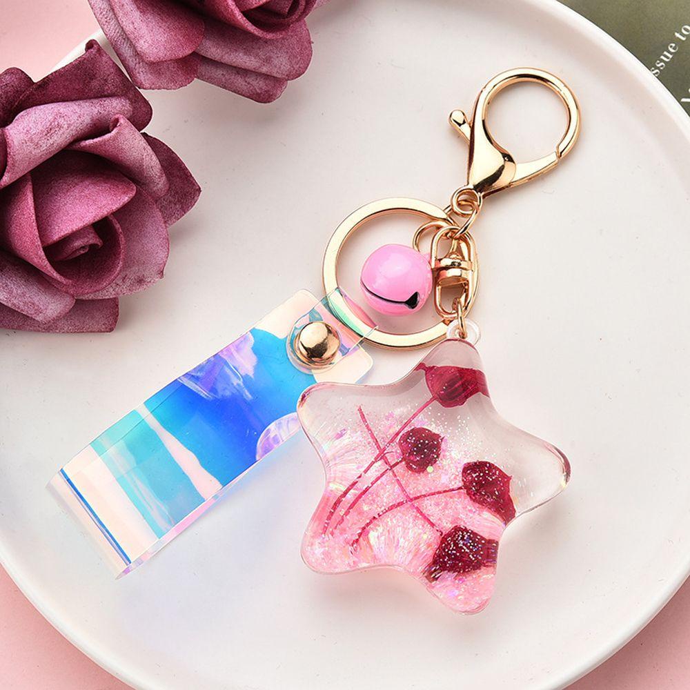 1 Móc Chìa Khóa Hình Vỏ Sò Sao Biển Lấp Lánh