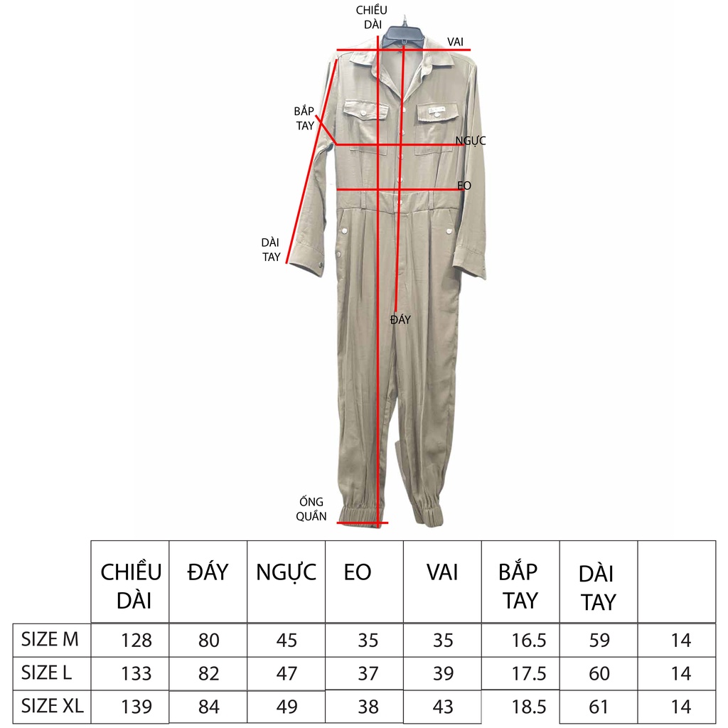 Jumpsuit dài - Đồ bay Michiki  - Hàng thiết kế cao cấp