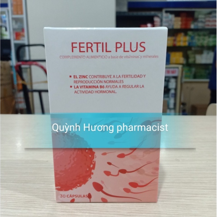 Viên uống FERTIL PLUS hộp 30 viên hỗ trợ sức khỏe nữ giới.