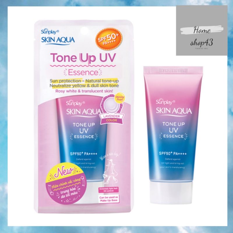 [GIÁ TỐT] Tinh chất chống nắng hiệu chỉnh sắc da Sunplay Skin Aqua Tone Up UV Essence SPF50+ PA++++ 50g