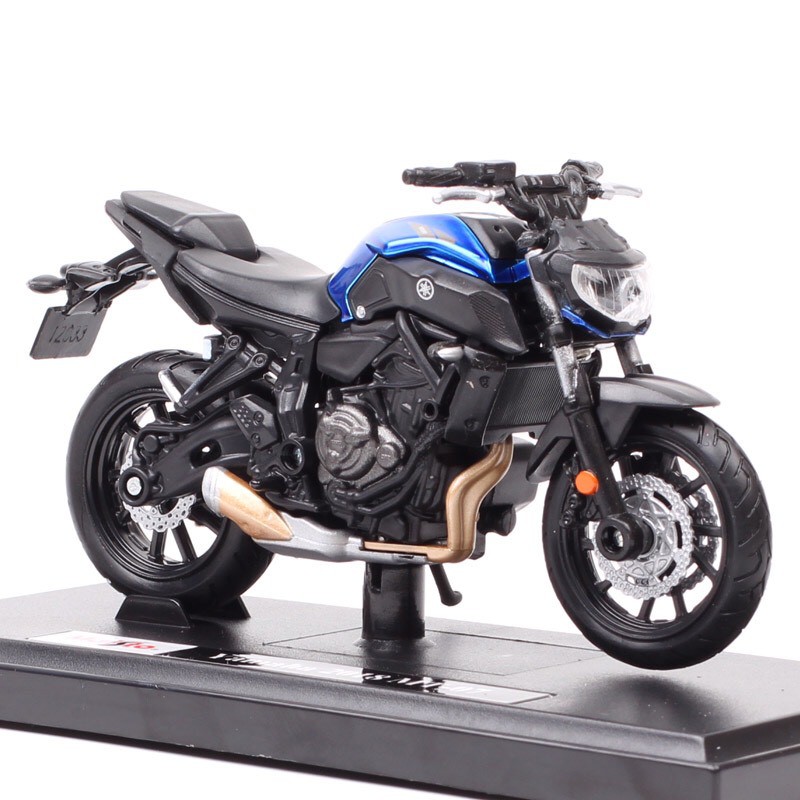 XE MÔ HÌNH MOTO Siêu xe YAMAHA MT-07 2018 - MAISTO tỷ lệ 1:18