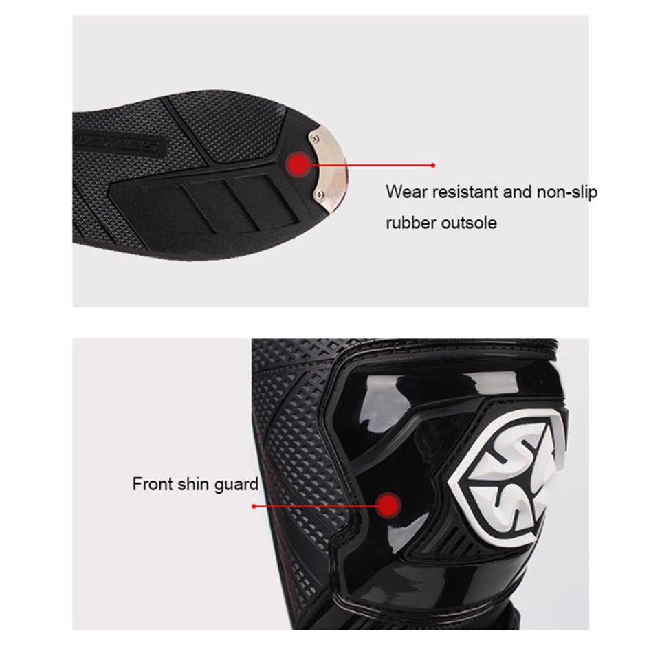 Giày bảo hộ xe máy Motocross, giày cào cào Scoyco MBM006