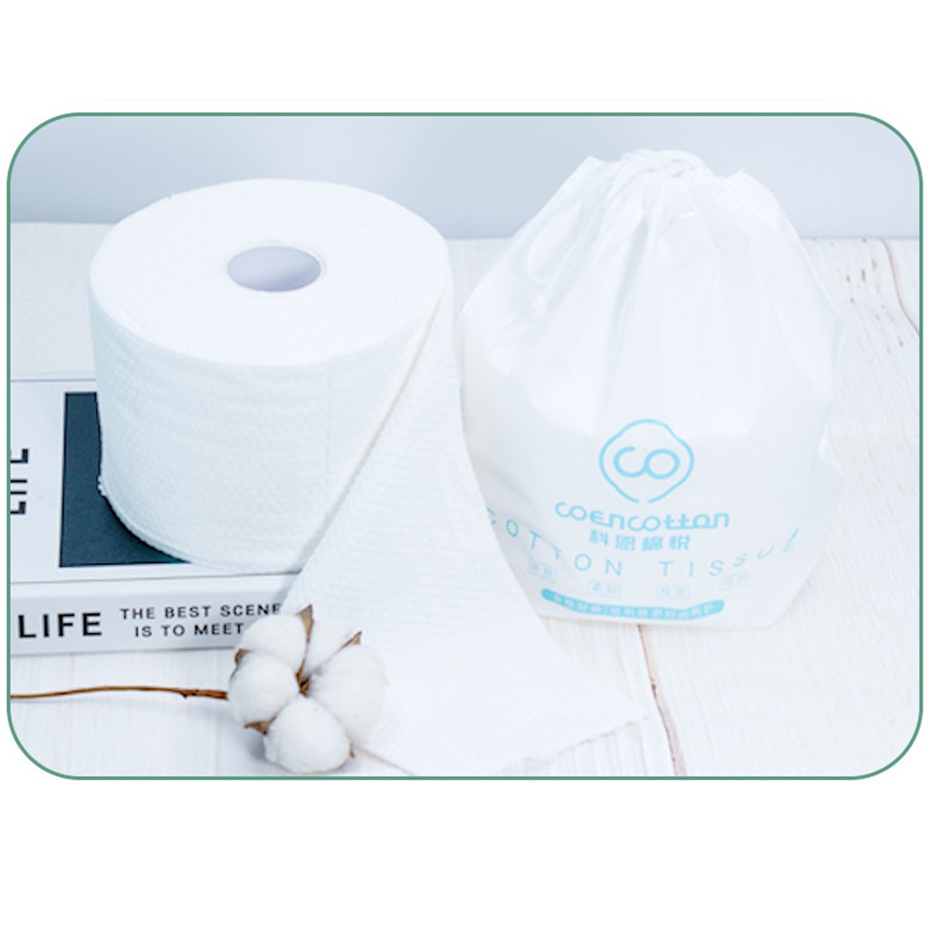 Khăn bông tẩy trang, khăn mặt dùng 1 lần lau khô lau ướt siêu tiện lợi- Kinakino phukienlamdep | BigBuy360 - bigbuy360.vn