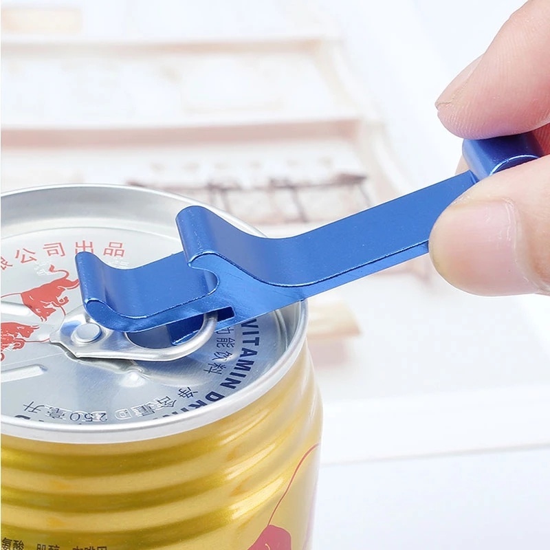 Dụng Cụ Mở Nắp Chai Bằng Hợp Kim Nhôm Có Móc Khóa Tiện Lợi