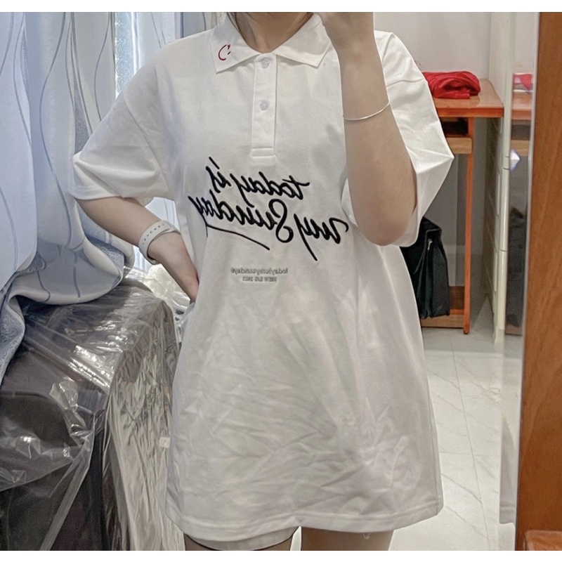 Áo Polo chữ ký đơn giản todayismysunday