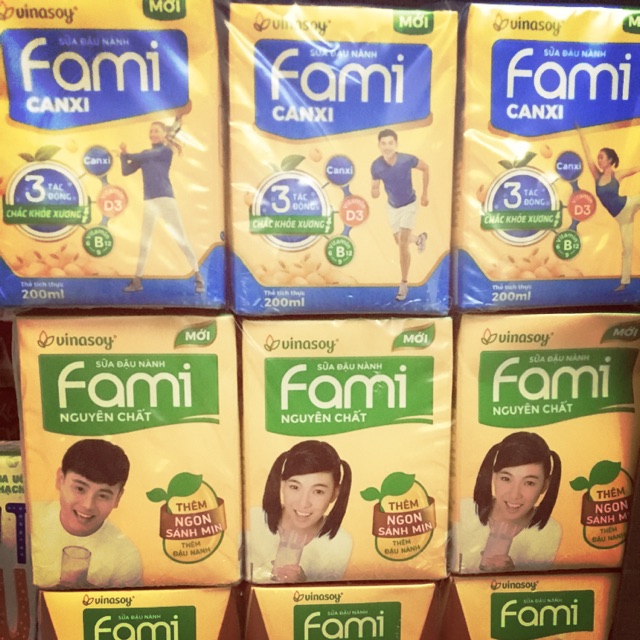 SỮA ĐẬU NÀNH FAMI 1 lốc 6 hộp