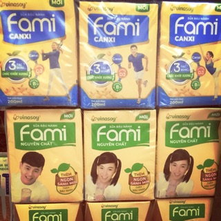 SỮA ĐẬU NÀNH FAMI 1 lốc 6 hộp