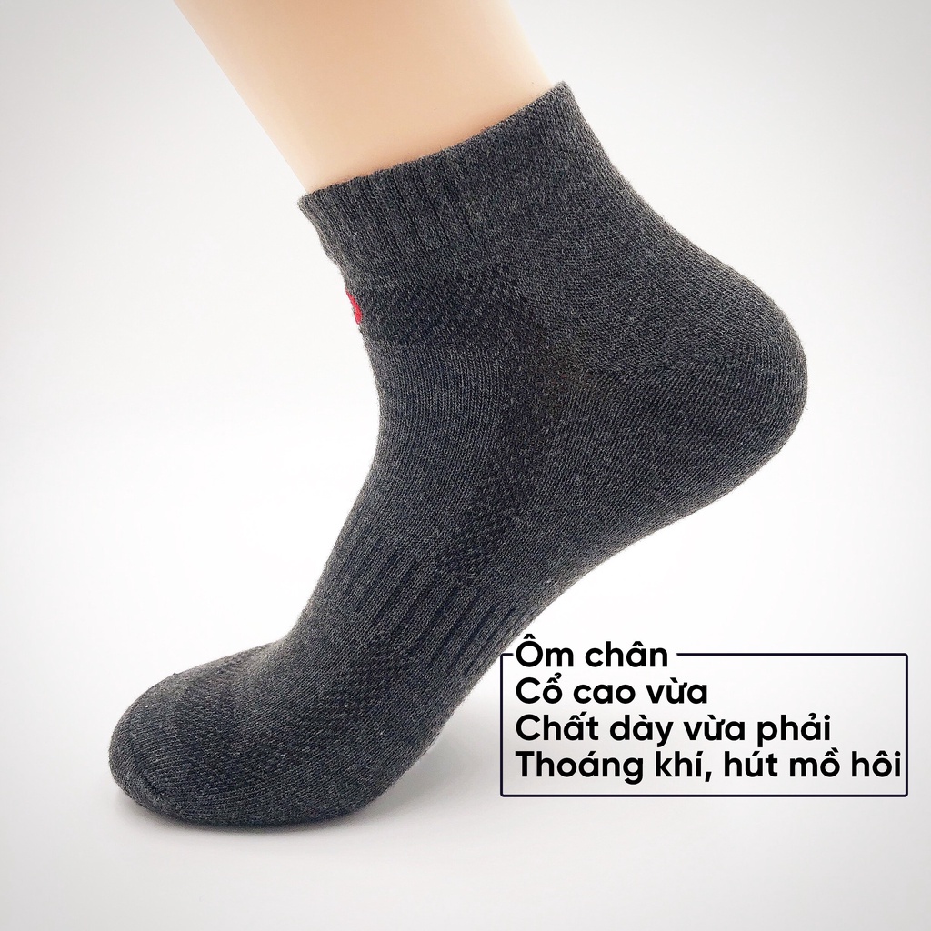 Tất vớ nam công sở, tất cổ ngắn nam chất vải dày co giãn bốn chiều - Sope Shop