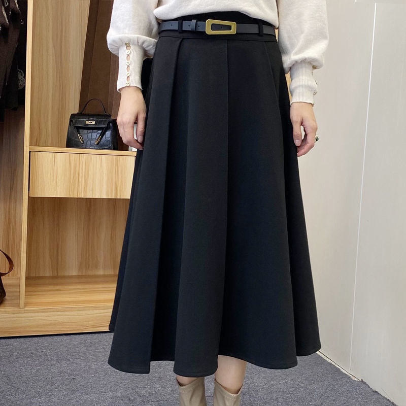 Chân Váy Dài Có Dây Nịch Style Cổ Điển | Smide Clothing