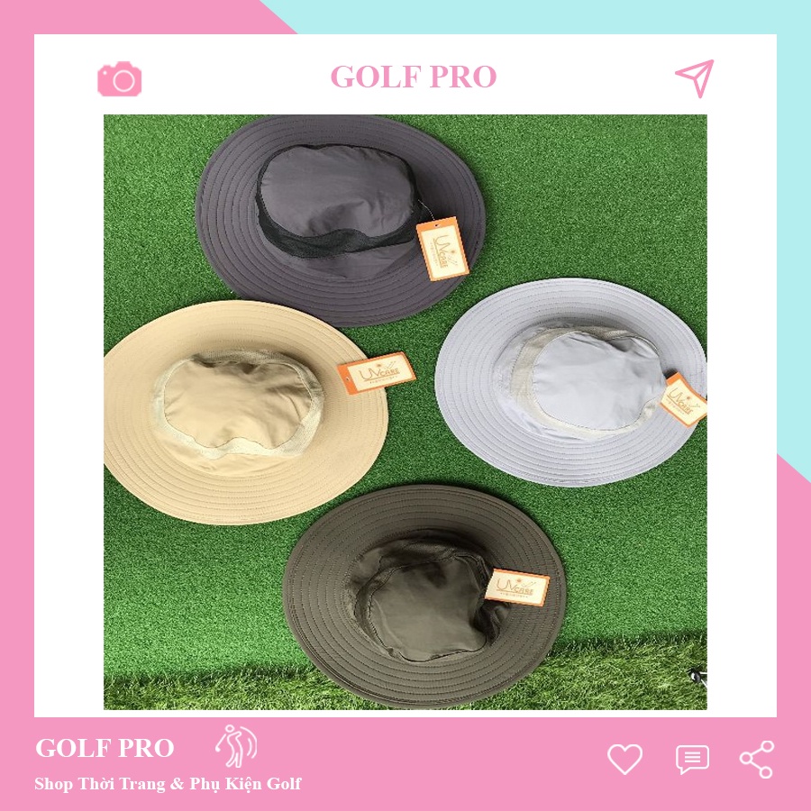 Mũ nón chống nắng golf nam vành rộng GOLF PRO MG041