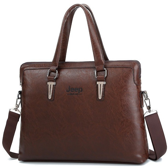 túi máy tính xách tay cho nữ Túi xách cặp da đựng laptop JEEP BULUO T04 42x32x7cm vừa laptop 15.6inch | BigBuy360 - bigbuy360.vn