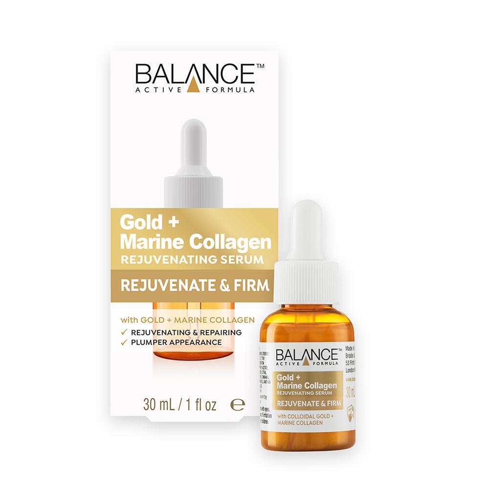 Serum Trẻ Hóa, Tái Tạo Da Balance Active Formula Gold Collagen Rejuvenating 30ml