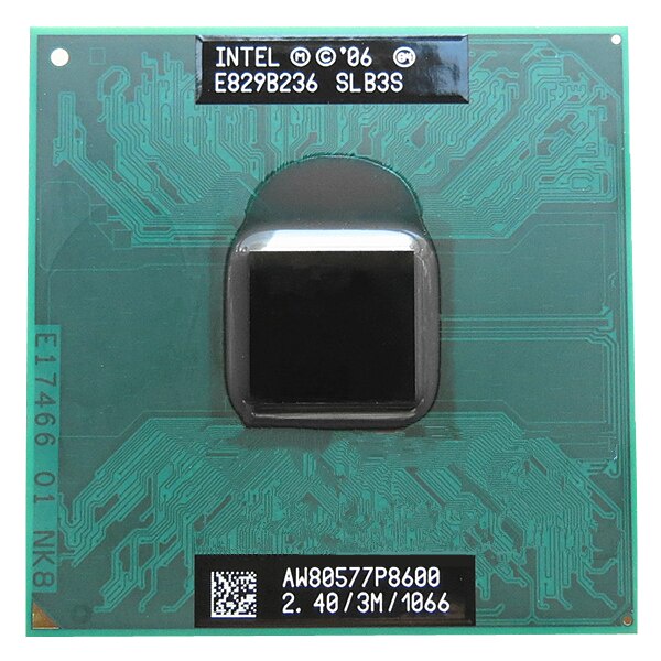 CPU laptop P8600 P8700 P7450 core 2 duo cho GM45 PM45